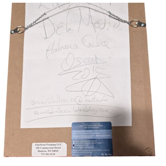 Framed Art by Oscar Caballero Titled La Bodeguita Del Medio Havana Cuba 2015 - Picture 14 of 14